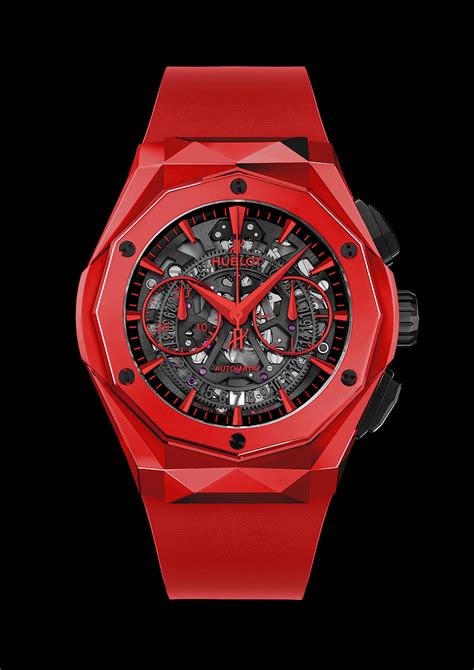 hublot classic fusion aerofusion chronograph orlinski red ceramic